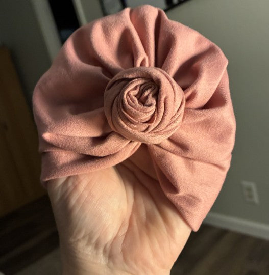 Dusty Rose Turban